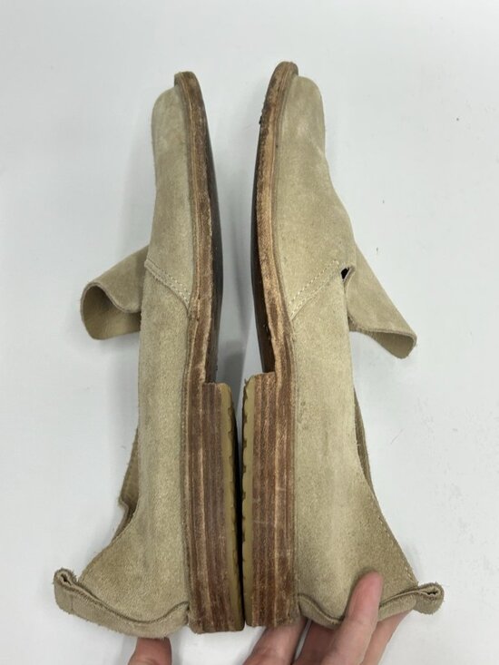 Astorflex Men’s Suede Loafers Sz 43 US 10 Beige Tan Travel Shoes Vera Pelle main image 3